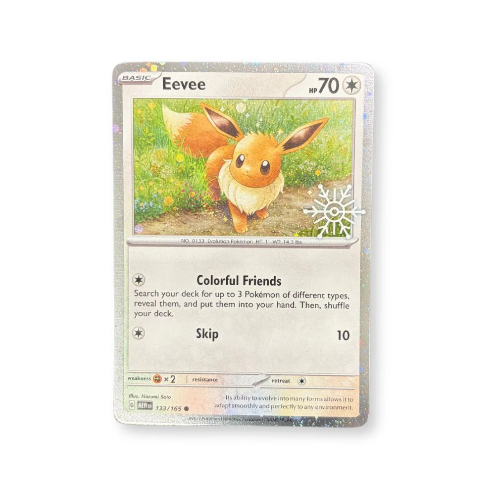Eevee (Holiday Stamp) - MEW 133/165 - Sealed (Förseglad) - Pokémon 151
