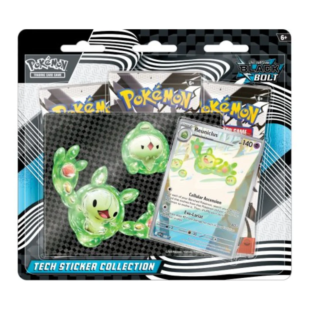 Pokémon Scarlet & Violet 10.5: Black Bolt Tech Sticker Collection (MAX 1 PER KUND)