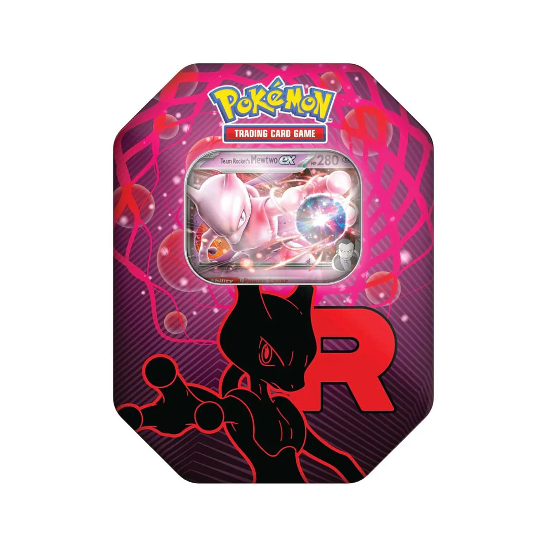 Pokémon TCG: Team Rocket ex Tin (MAX 2 TINS PER KUND) - Image 3