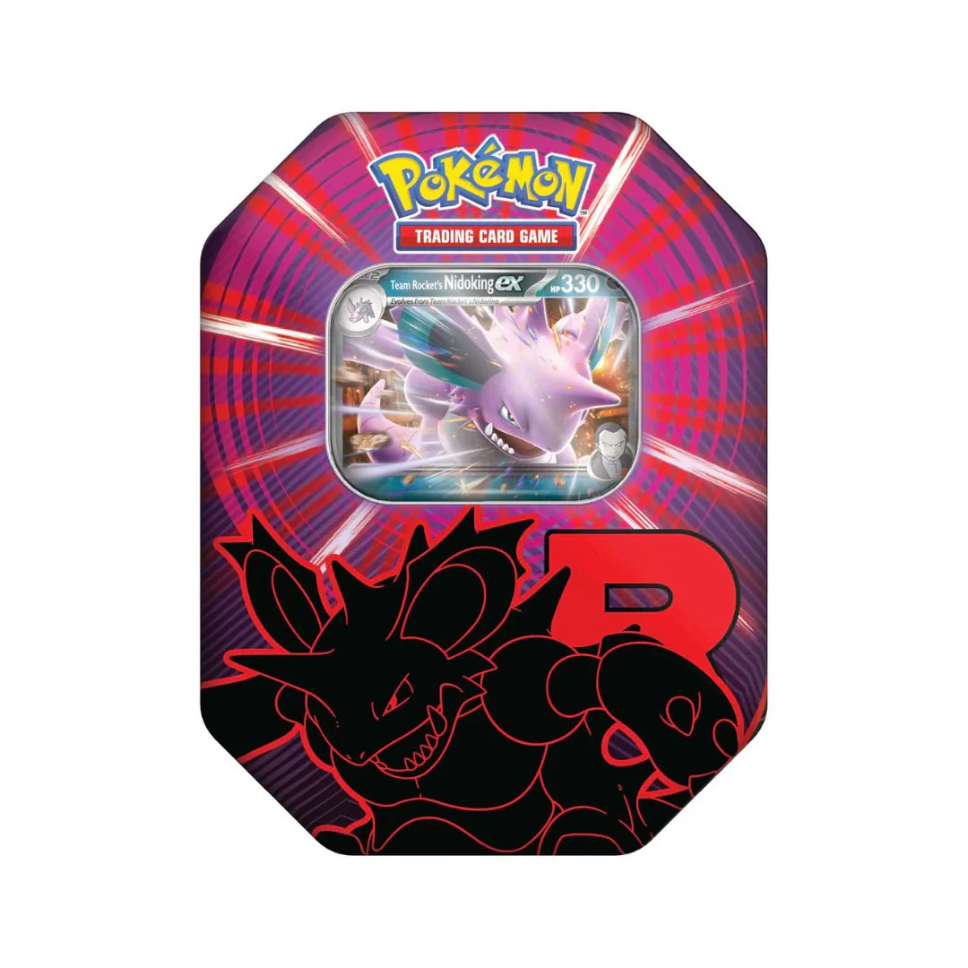 Pokémon TCG: Team Rocket ex Tin (MAX 2 TINS PER KUND) - Image 4