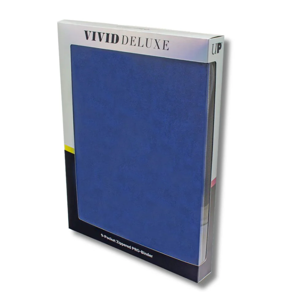 Ultra PRO: Vivid 9-Pocket Zippered PRO-Binder Deluxe - Blue - Image 3